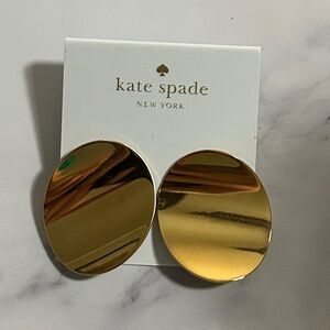 Kate Spade Gold Disc Earrings
